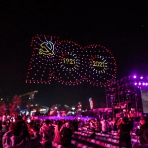 炫酷！千架無人機閃耀金城獻禮建黨百年